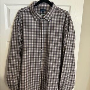 Peter Millar Plaid Button Down Shirt